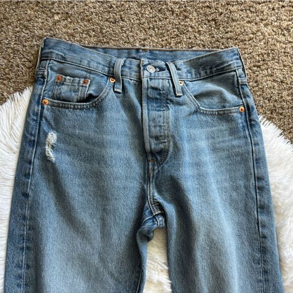 Levi’s 501 Jeans Button Fly Womens Size 25 - Picture 4 of 10